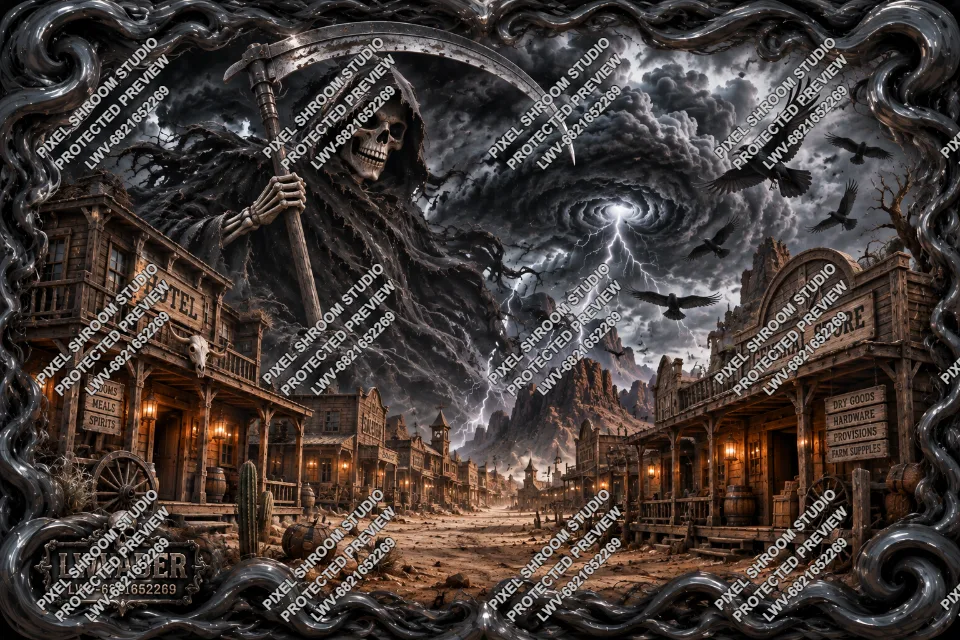 Storm of the Reaper LWV-6821652269, protected portrait AI artwork preview by LWVader