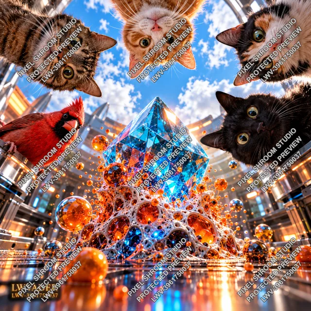 Staring Circle LWV-3961750037, protected abstract AI artwork preview by LWVader