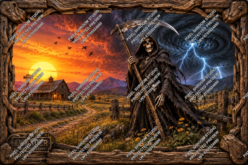 Reaper of the Plains-LWV-8705924880, protected landscape AI artwork preview by LWVader